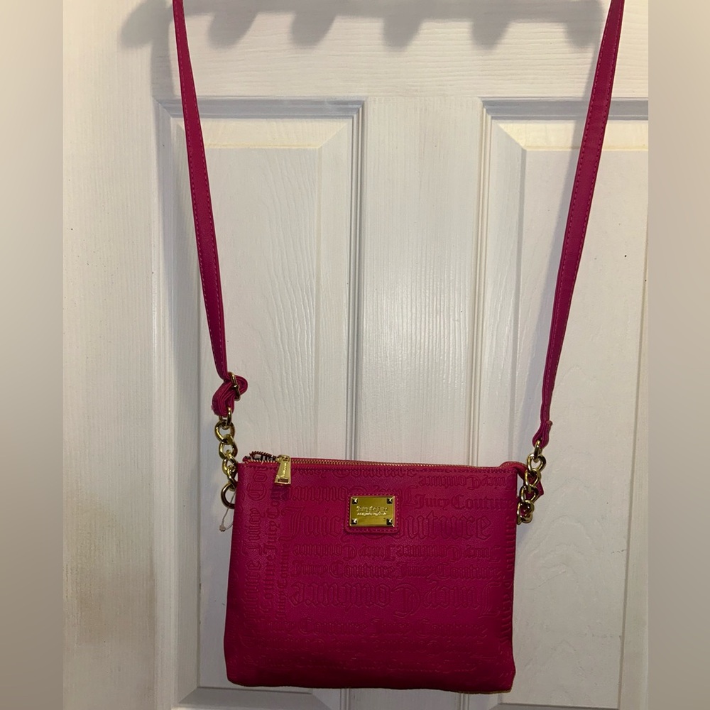 Brand New Juicy Couture Pink Crossbody Bag.